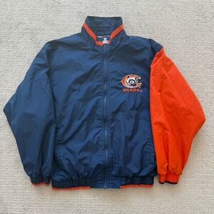 Vintage 90s Chicago Bears NFL Windbreaker Jacket - First Pick Sports - Mens XL